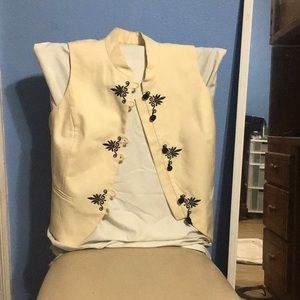 Cream Vintage Vest
